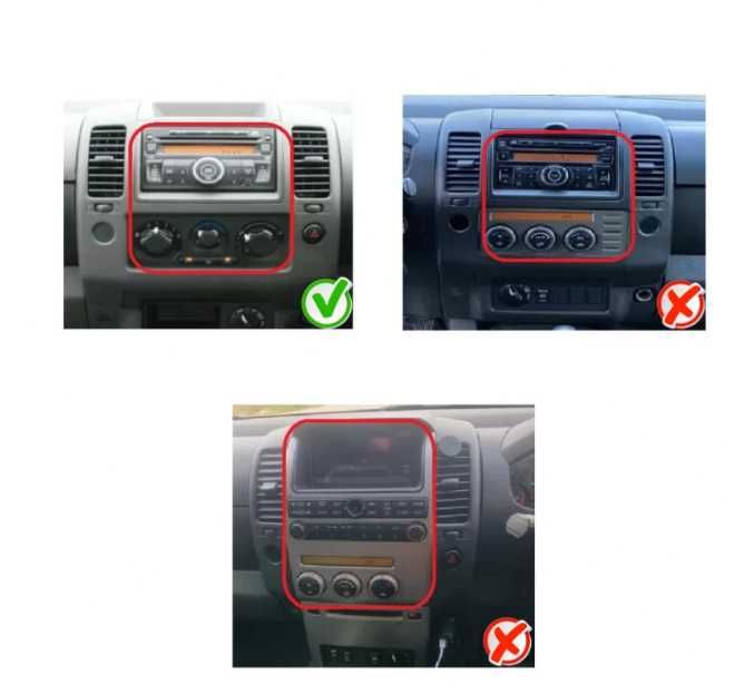 9-инчова мултимедия Nissan Navara D40 2006–2015 Pathfinder (2007–2015)