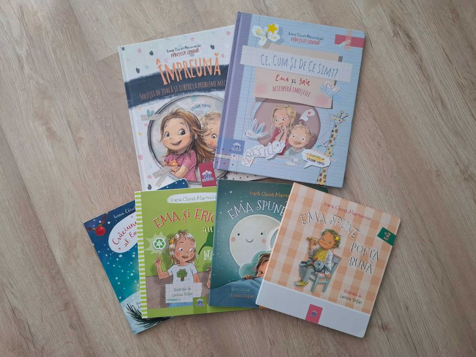 Set 6 carti Ema si Eric, Printesa Urbana, Ioana Chicet-Macoveiciuc
