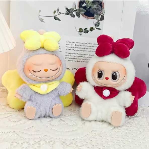 Лабубу с панделка и крилца, Labubu Angel The Monsters