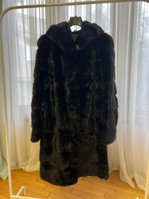 Палто отестествен косъм от норка