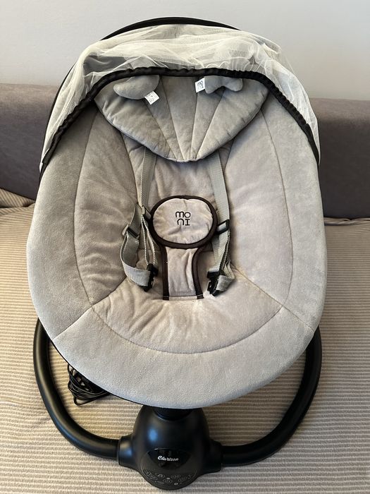 Leagăn Electric Bebelusi Moni Clarissa – Gri