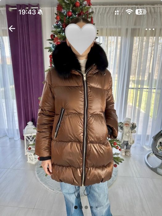 Geaca Flo & Clo cu blana de vulpe