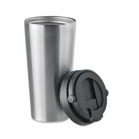 Термо чаша за кафе неръждаема стомана / двустенна / 500мл / без течове