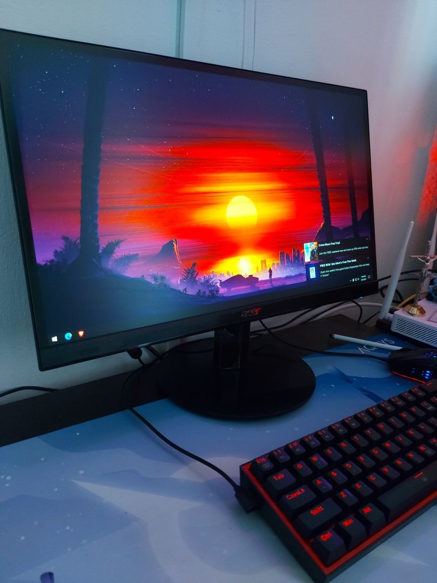 ! ÎN GARANȚIE ! Vând monitor gaming-office Acer 75hz