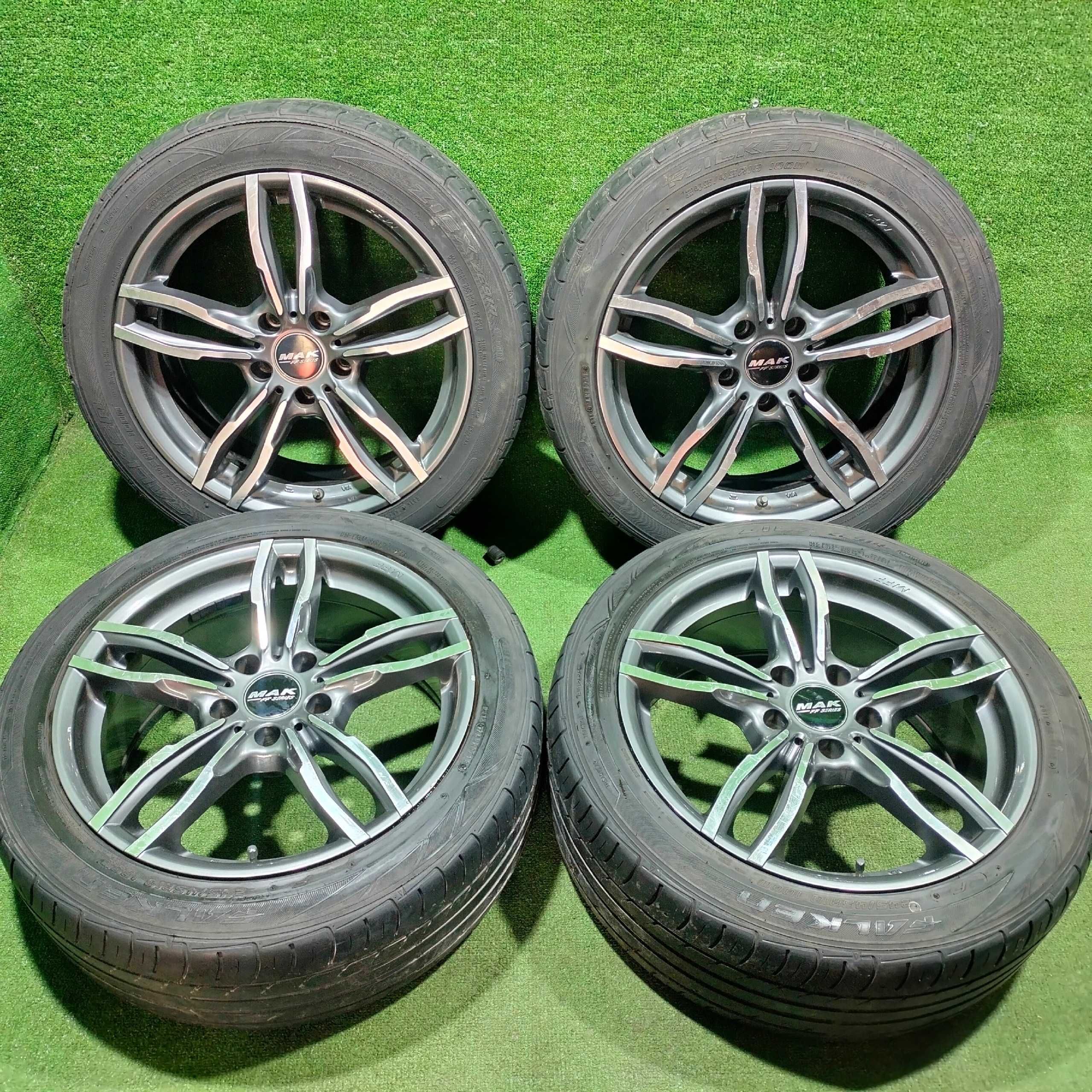 Продам Фирменные литые диски Mak MFF с шинами Falken 245/45R18 5/120