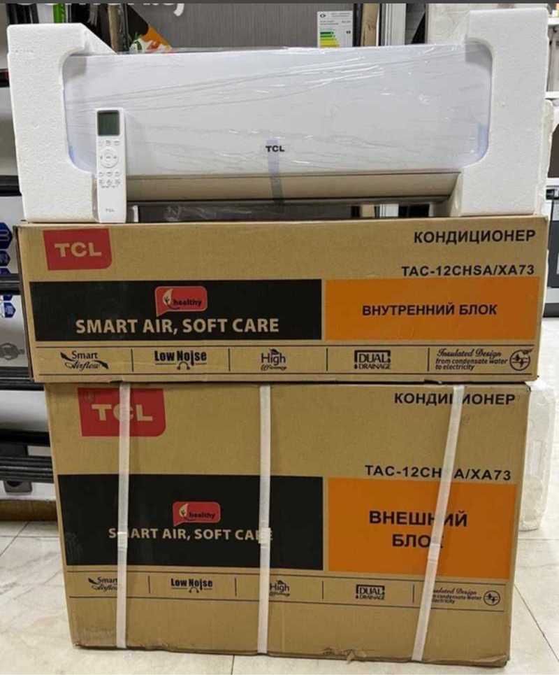 Кондиционер TCL 12” — инвертор, со склада, доставка и установка есть