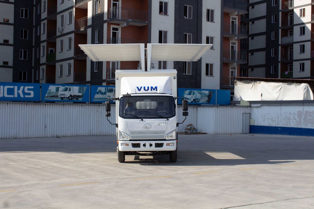 Автофургон цельнометаллический (бабочка) FAW Tiger V, (24,6 м³)