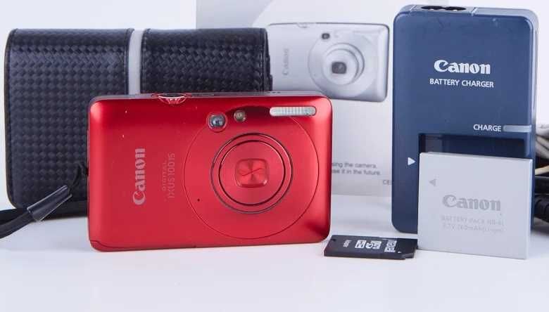 Canon Digital IXUS 100 is rosu aparat foto instagram adolescenti