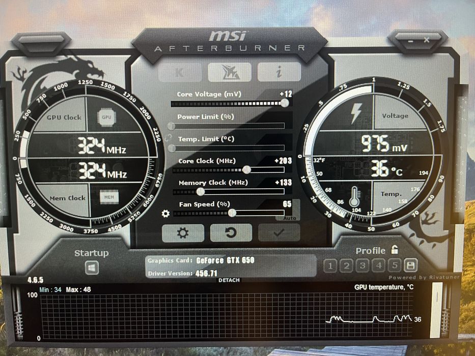 Placa video Geforce gtx 650 ventilator defect