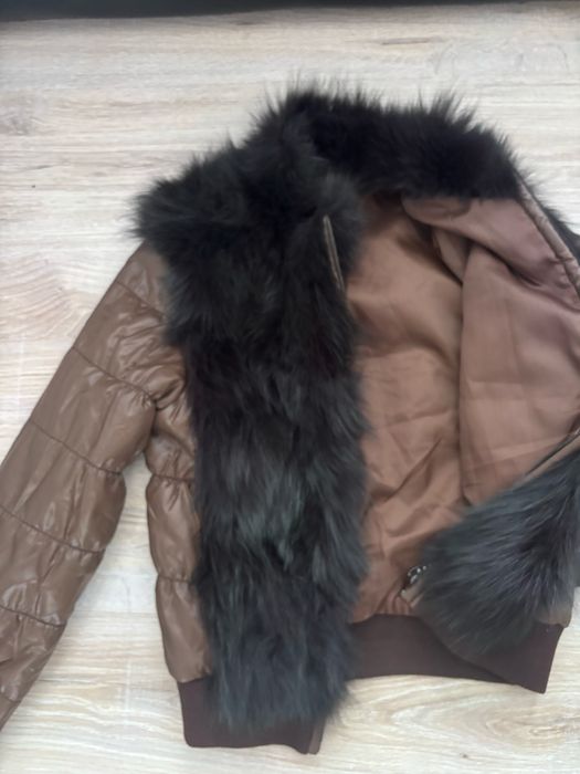 Relish дамско яке с естествен косъм