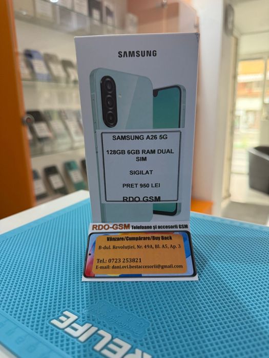 Samsung A26  5G 128gb Sigilat Dual Sim/Garantie