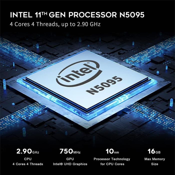 Mini PC Beelink Mini S,Intel N5095,8/256 GB SSD,Windows 11 Pro,sigilat