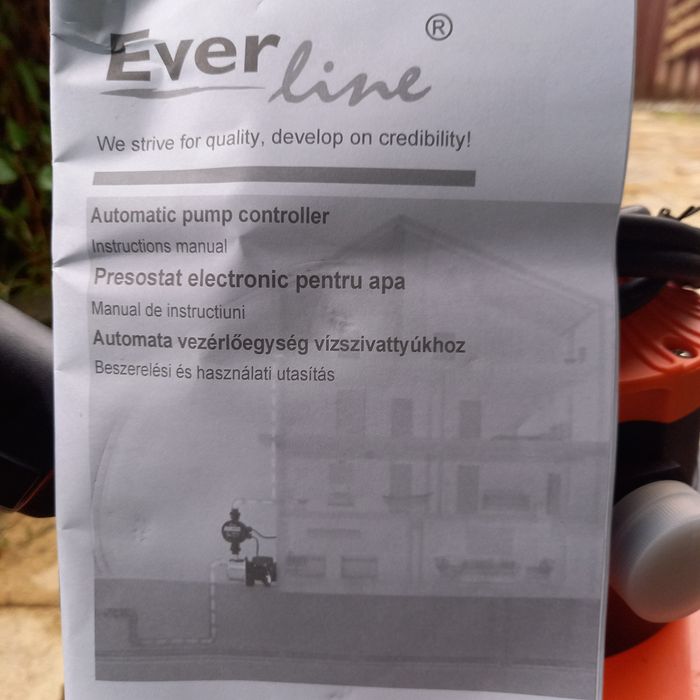 Vand presostat electronic nefolosit nou