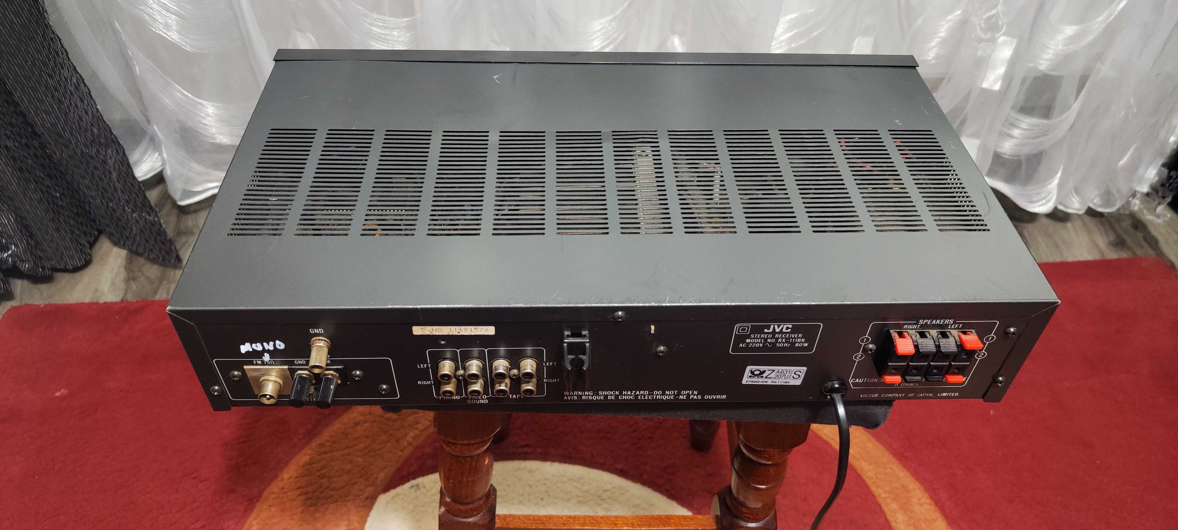 Amplificator Audio JVC RX-111BK Statie Audio