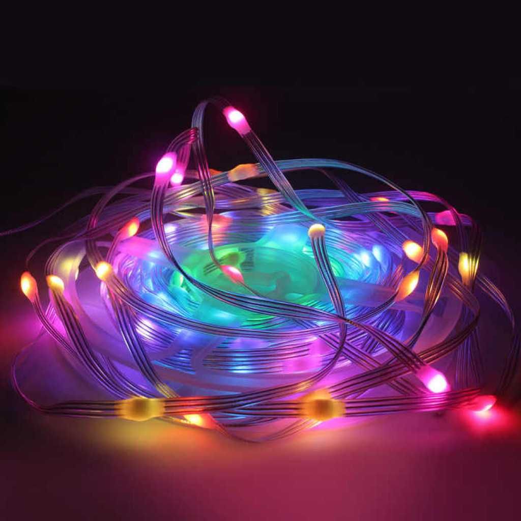 RGB LED Магическа светлинна лента с дистанционно и Bluetooth управлени
