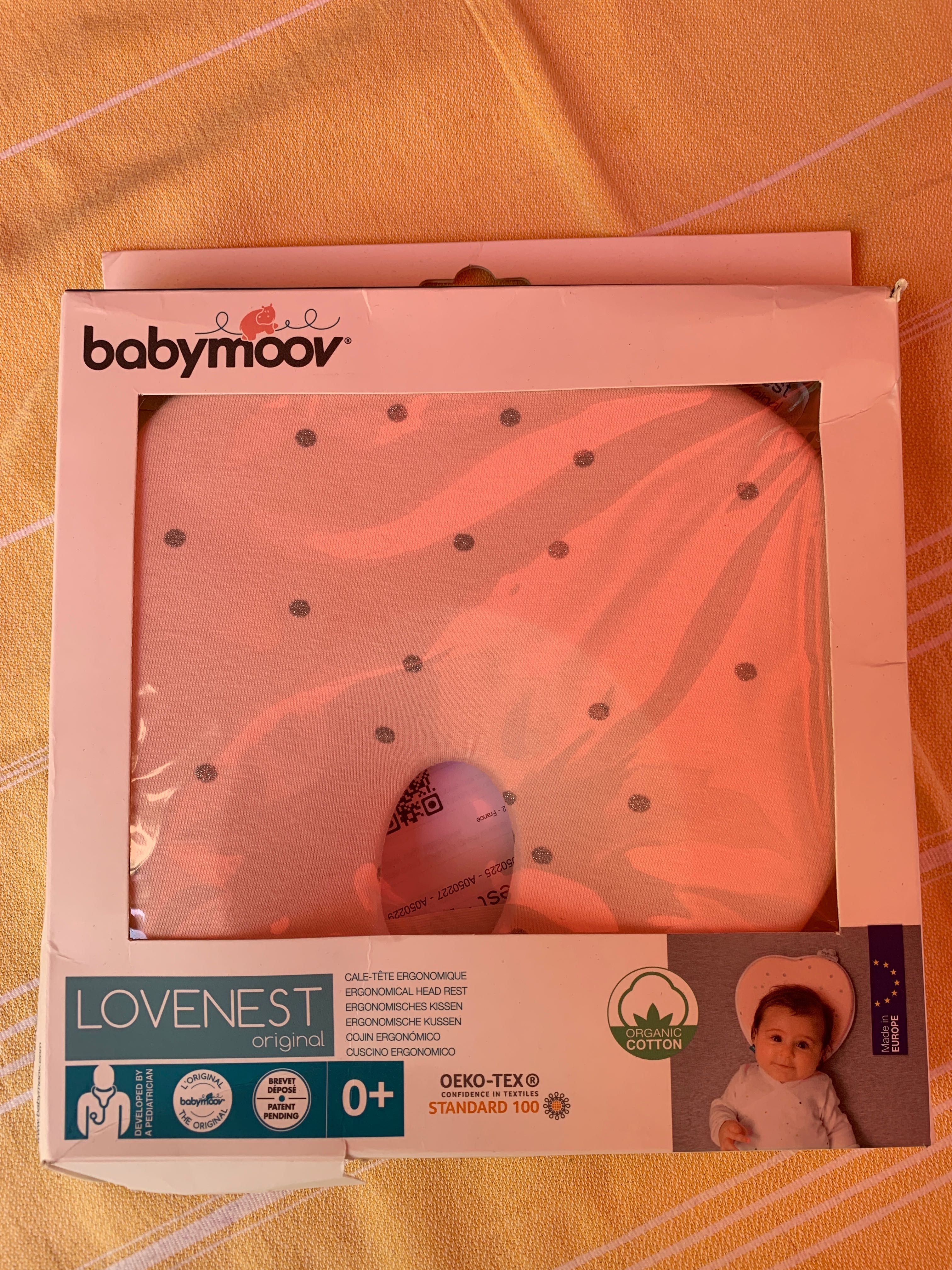 Бебешка възглавничка Babymoov Lovenest Original Pink