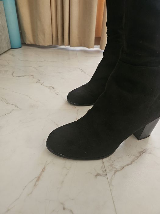 Cizme negre lungi HM, marimea 39