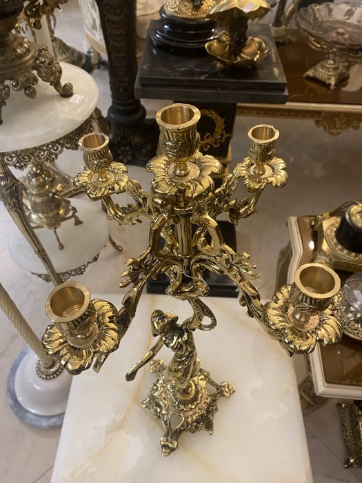 Set 2 sfesnice / bronz