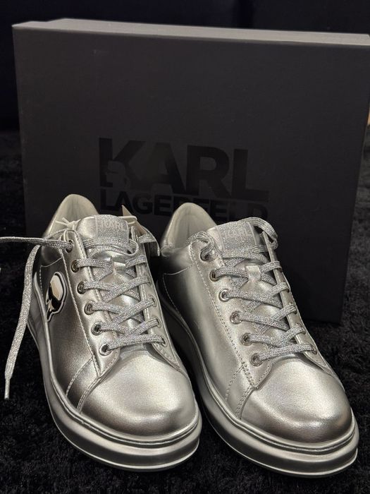 Karl Lagerfeld кожени кецове - чисто нови