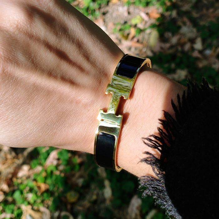 HERMES H click bracelet