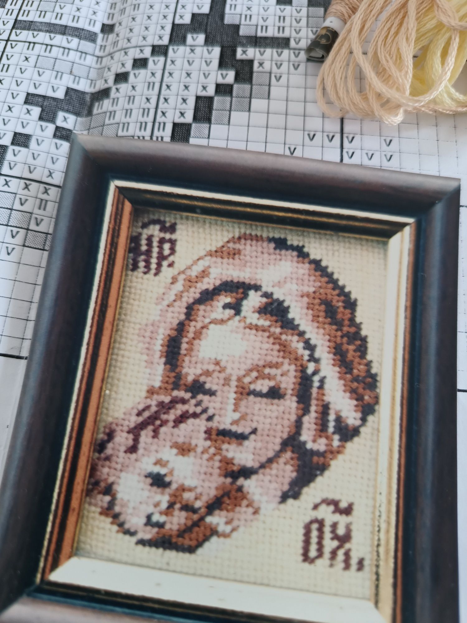 Голям гоблен ДОРИТА , малък Мадоната на Стефанова и Момичето с шапката