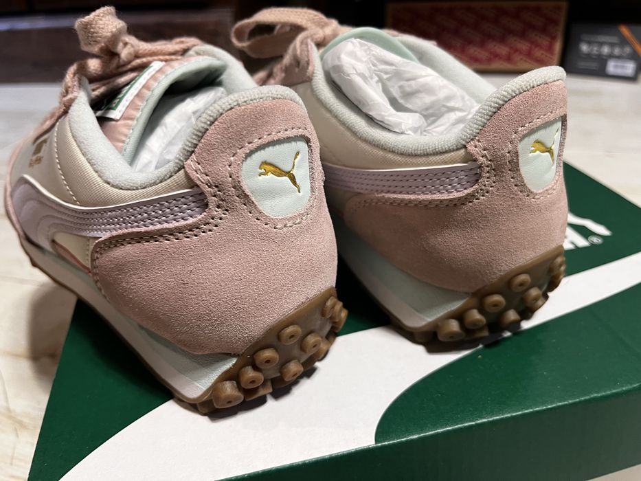 Като нови Дамски обувки Puma 37,5 естествена кожа в пастелни цеетове