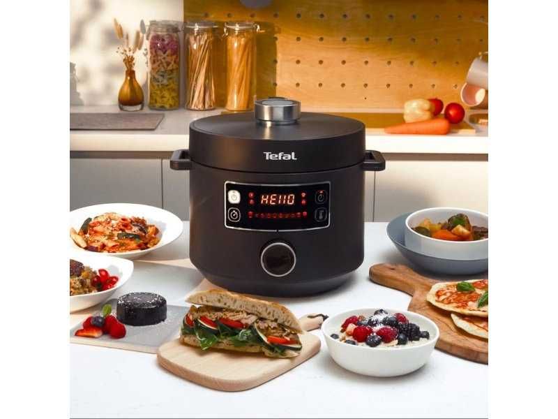 Мултикукър с 10 Програми Tefal CY7548 Turbo Cuisine  - 5L,  Черен