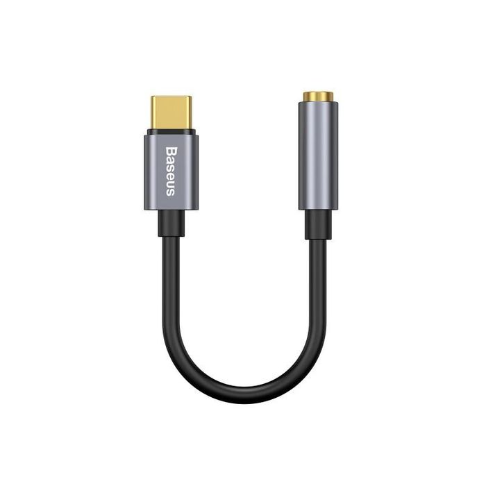 Adaptor Audio 3.5mm - USB-C Baseus L54  Gri CATL54-0G