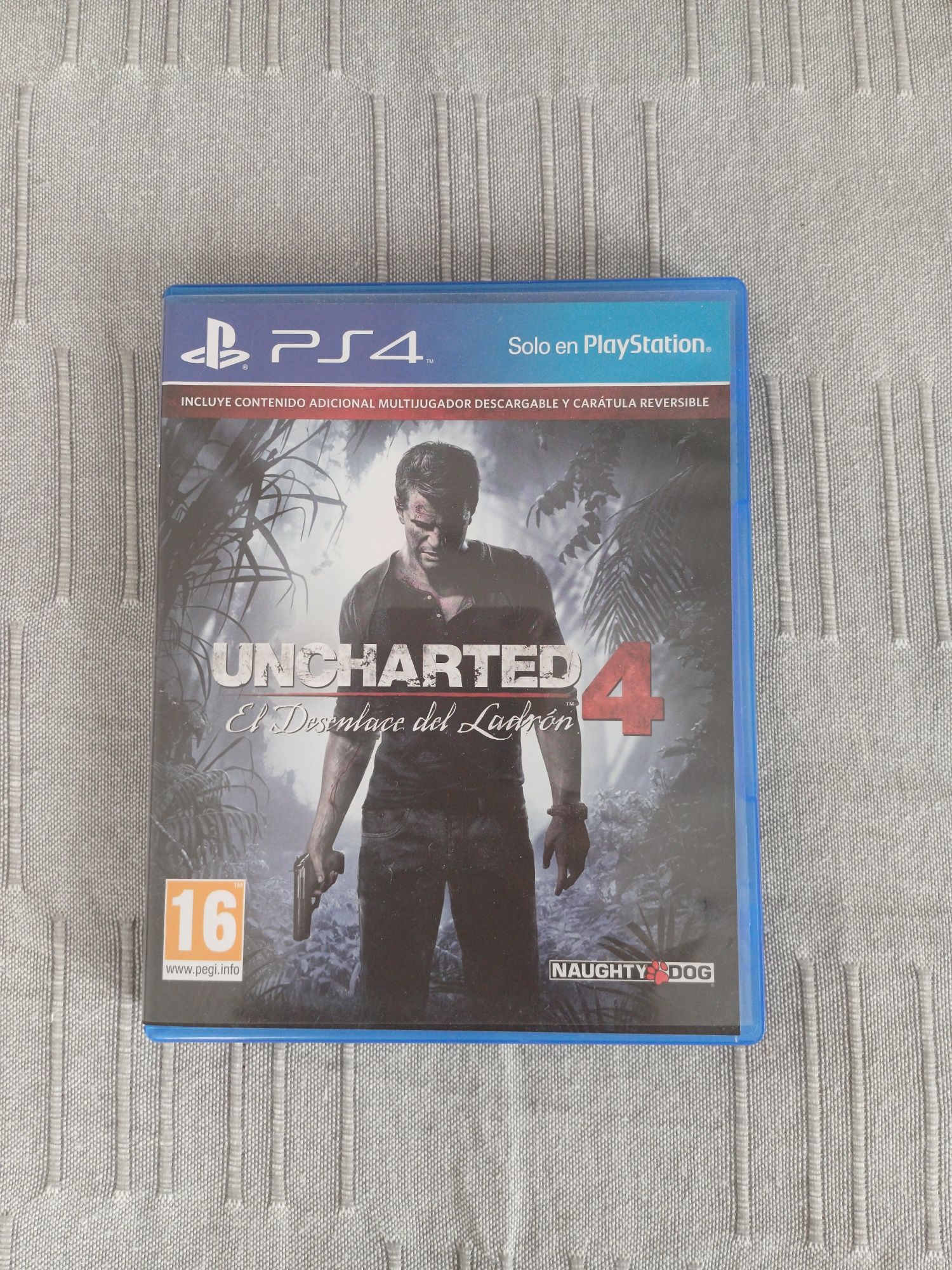 Игра Uncharted el Desenlace del Ladron 4 за ps4