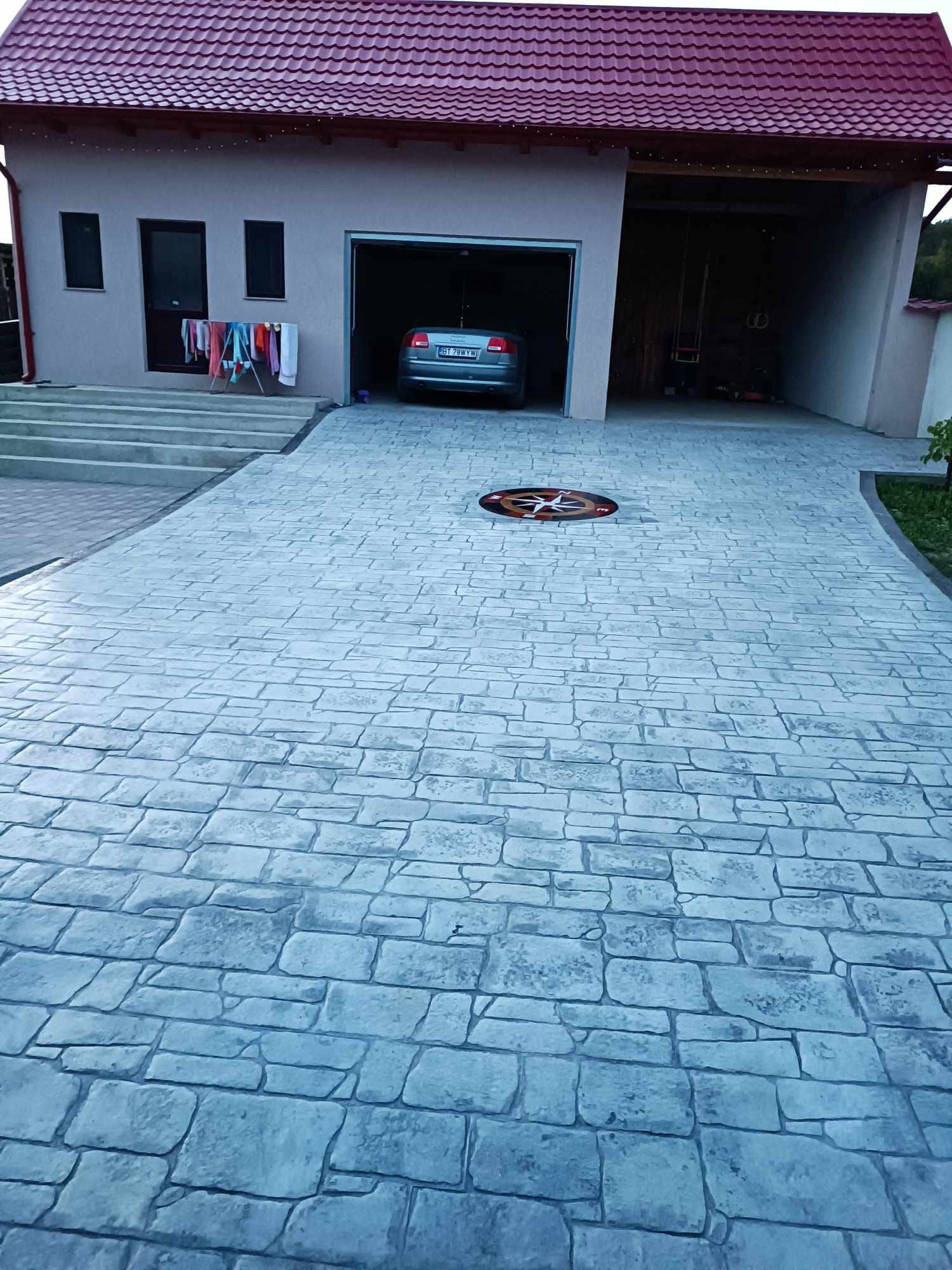 Beton amprentat oferta 100ron /mp