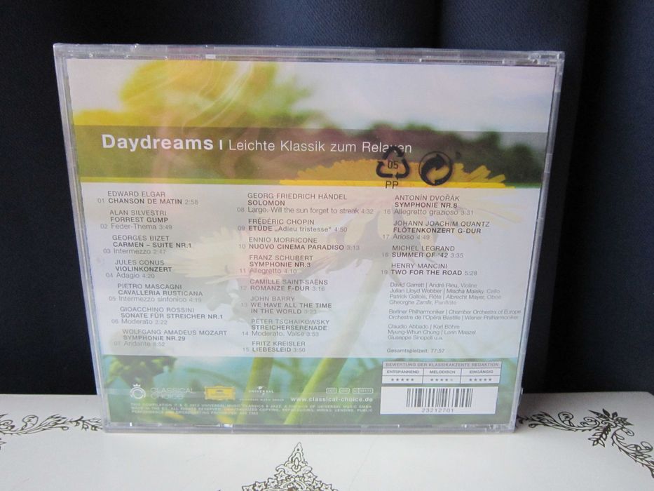 rar cd Daydream Muzica relaxare David Garrett,Gheorghe Zamfir 2012