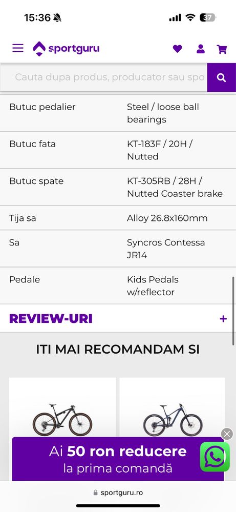 Bicicleta copii Scott Contesa
