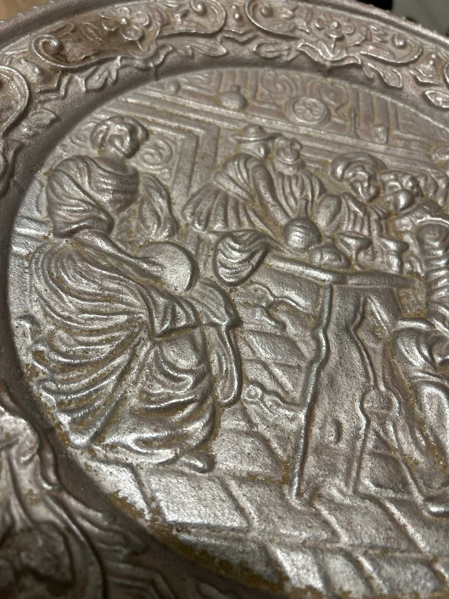 NO684 Decoratiune perete 2,6kg 38cm diametru posibil zinc, aluminiu