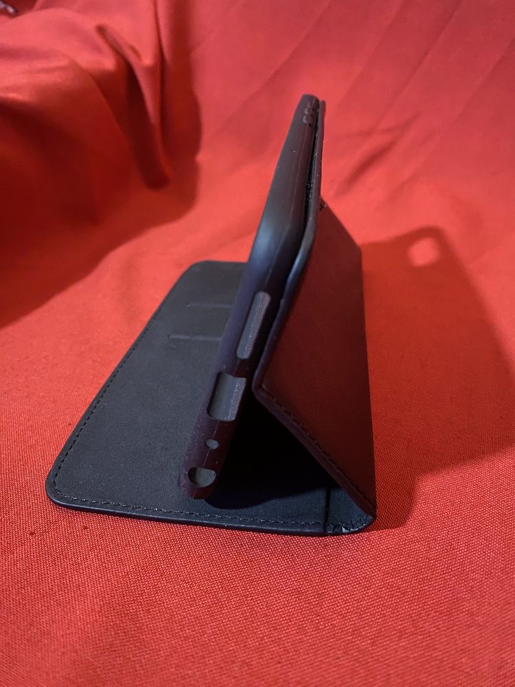 Кожаный флип-чехол 360 на тел. Xiaomi redmi note 5 pro + 3 чехла