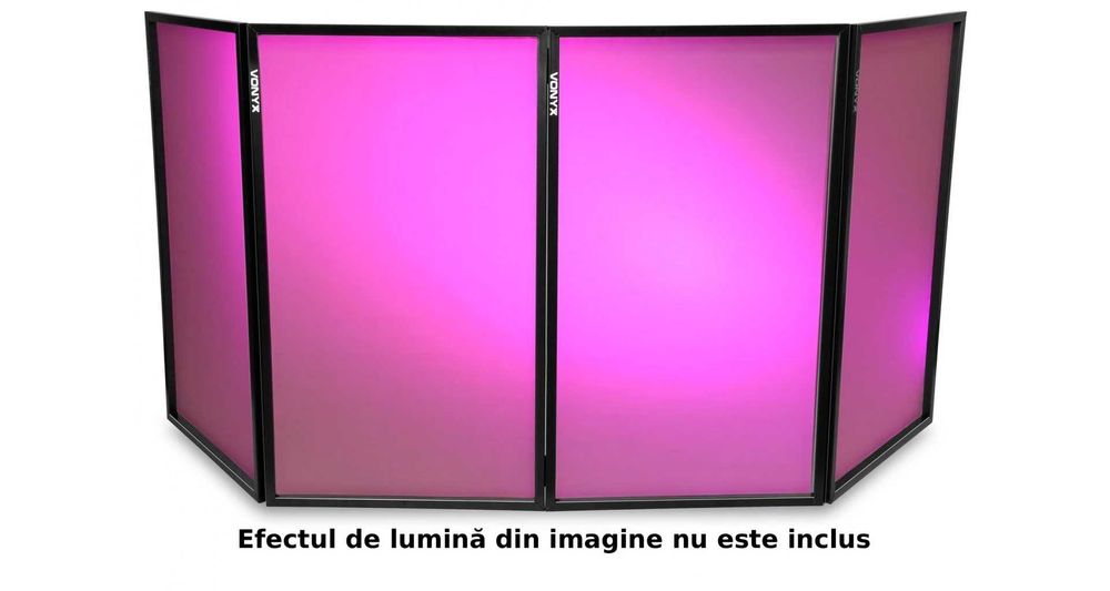 Ecran DJ pliabil Vonyx DB2, 120x70cm, SUPER OFERTĂ Black Friday!