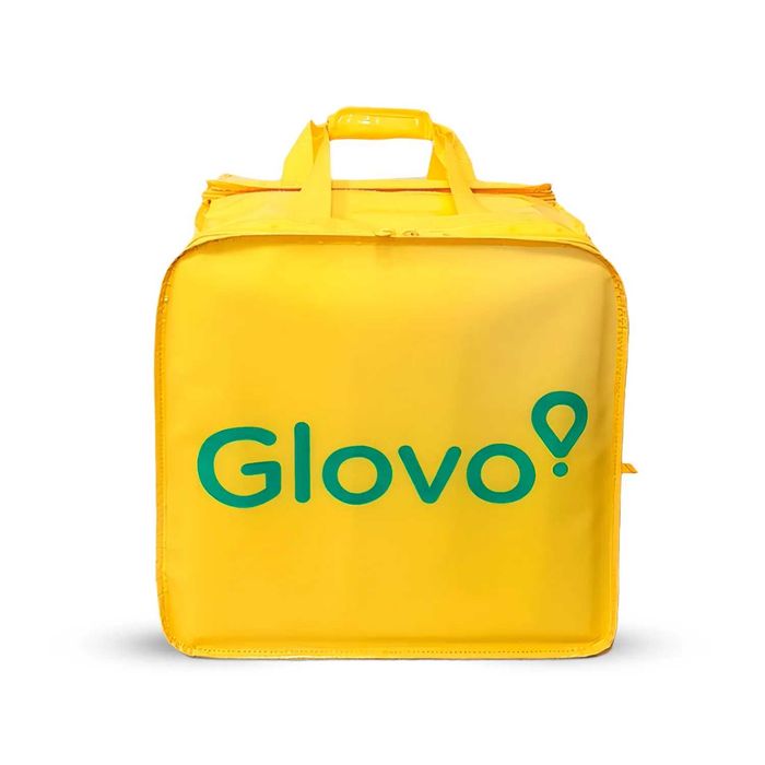 Geanta Rucsac Extensibil Glovo cu Husă  Ploaie Nou Sigilat Model 2025