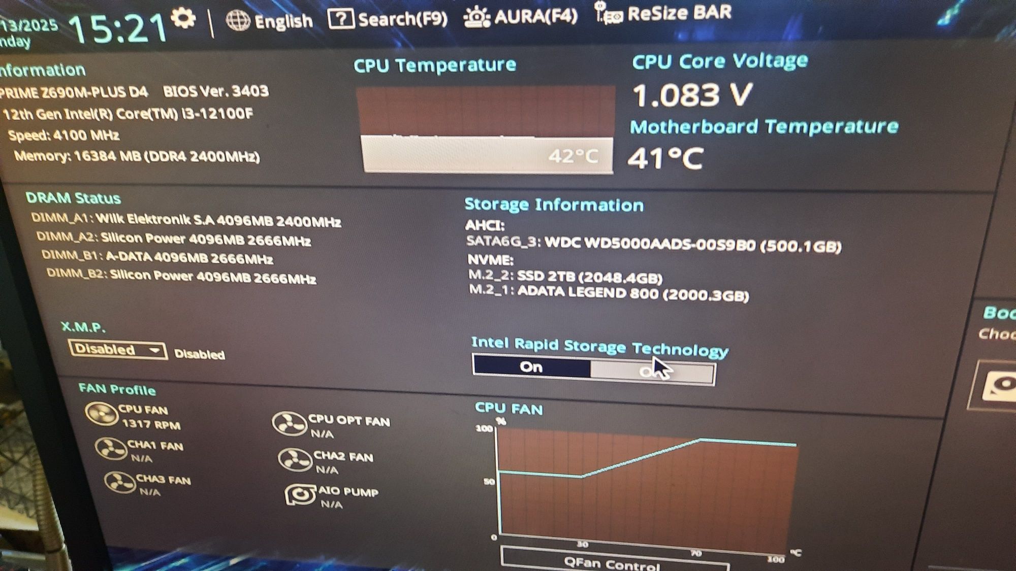 Дънна платка Asus Z690M-PLUS D4