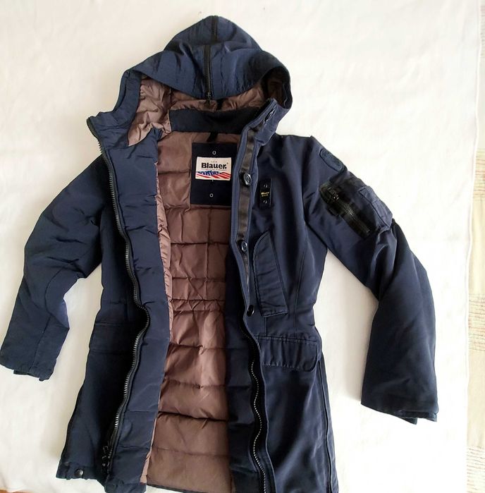Blauer USA down parka М/L ,дамско пухено яке парка 80%пух20% 900лв
