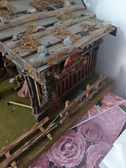 Căsuța lemn ornament Crăciun