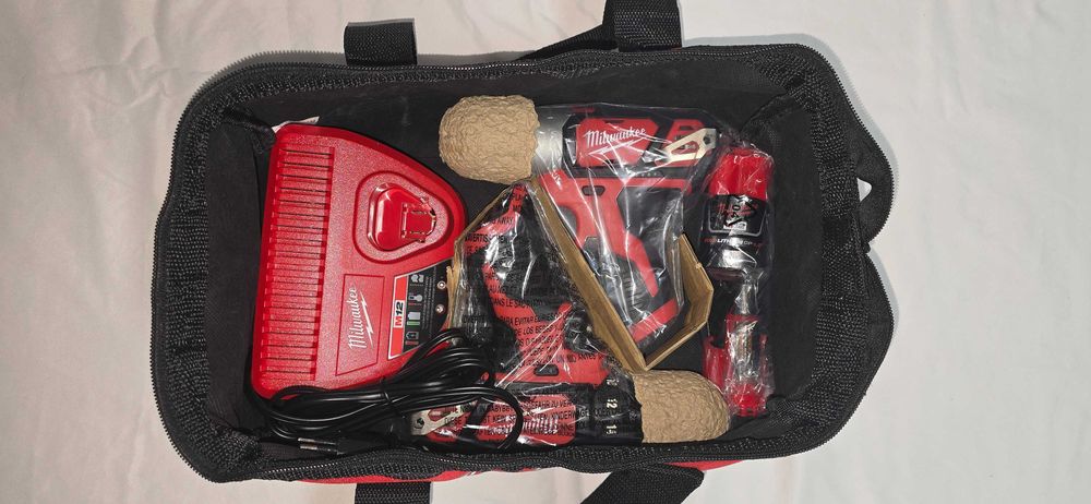 Set masina de gaurit si infiletat Milwaukee M12 BID-0 /  M12 BDD-0