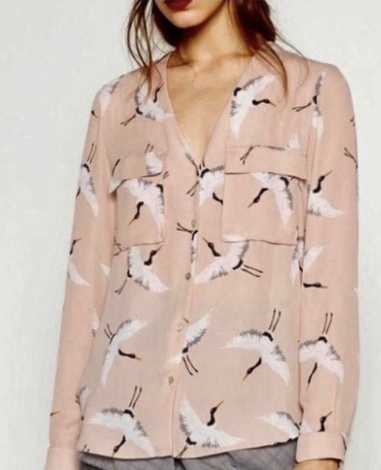 Риза ZARA с щъркели