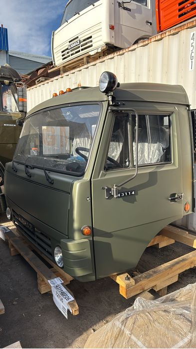 Кабина на камаз с круглыми фарами