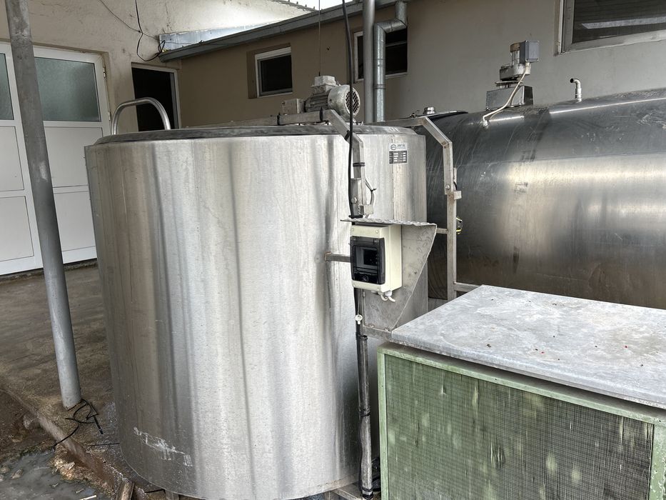 хладилни вани за мляко