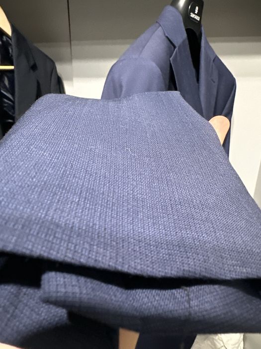 Costum Seroussi Navy Lâna