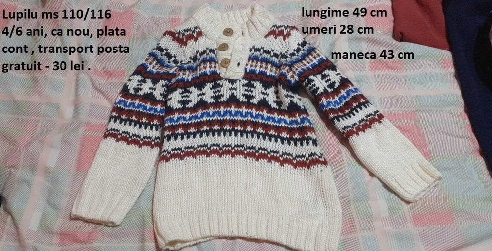 pulover Lupilu ms 110/116