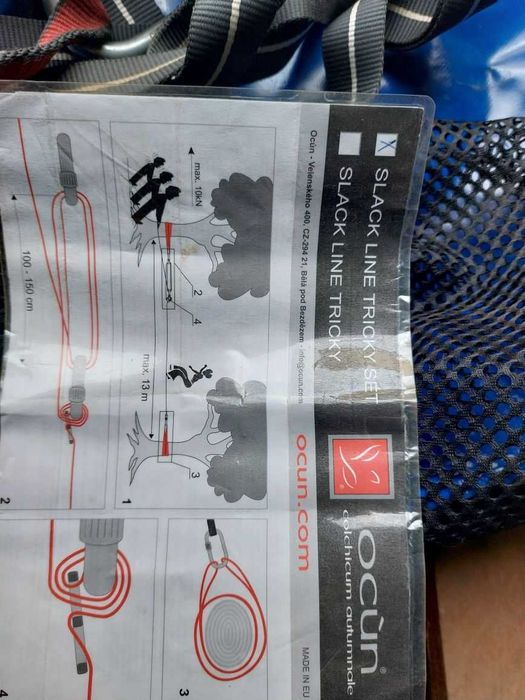 Slackline Ocun Tricky, 15m x 30 cm