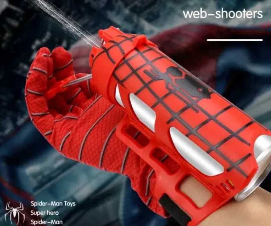Ръкавица на спайдърмен с паяжина,ръкавици spiderman