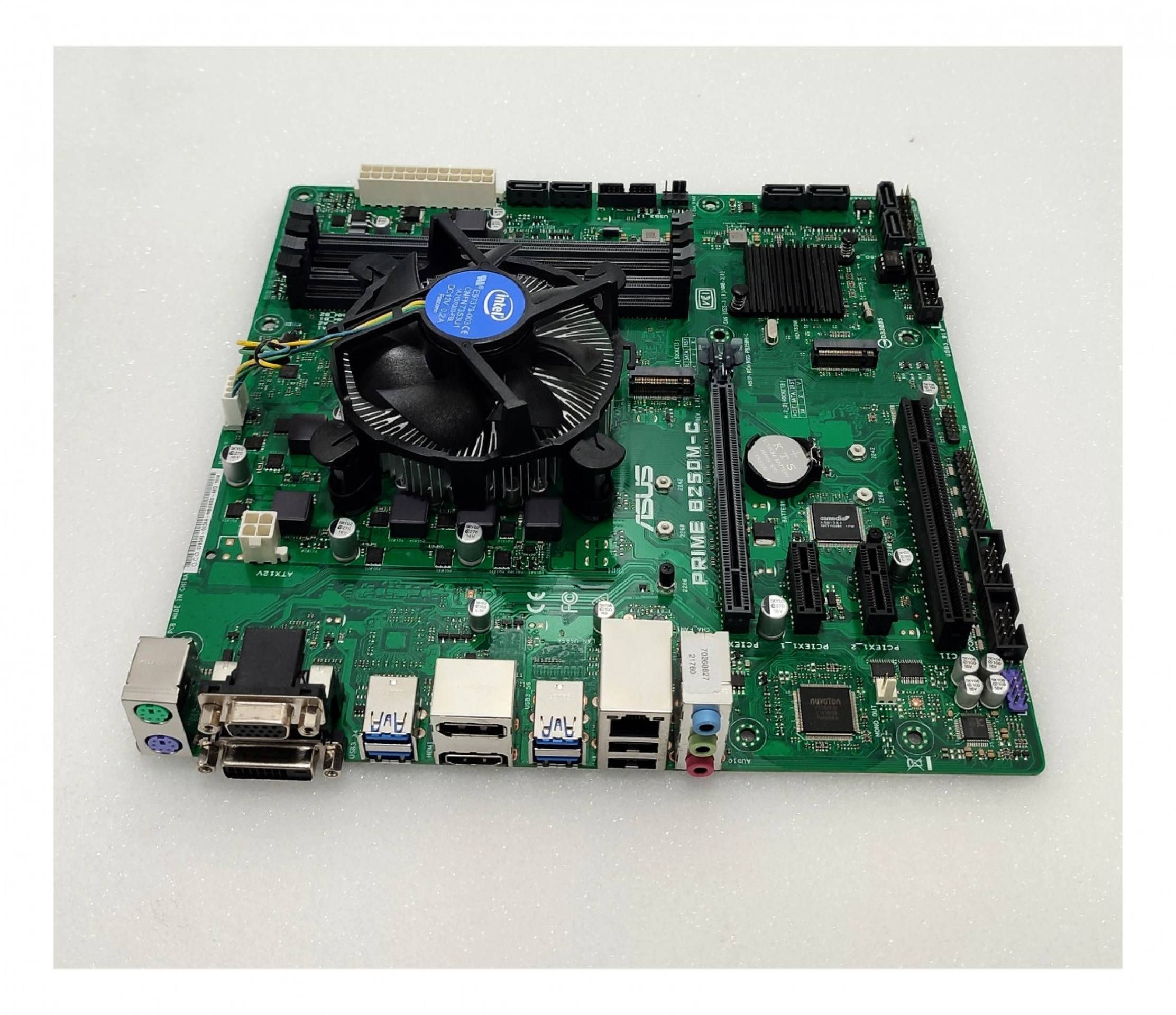 Placa de baza ASUS PRIME B250M-C + procesor Skylake i5 6500 + cooler