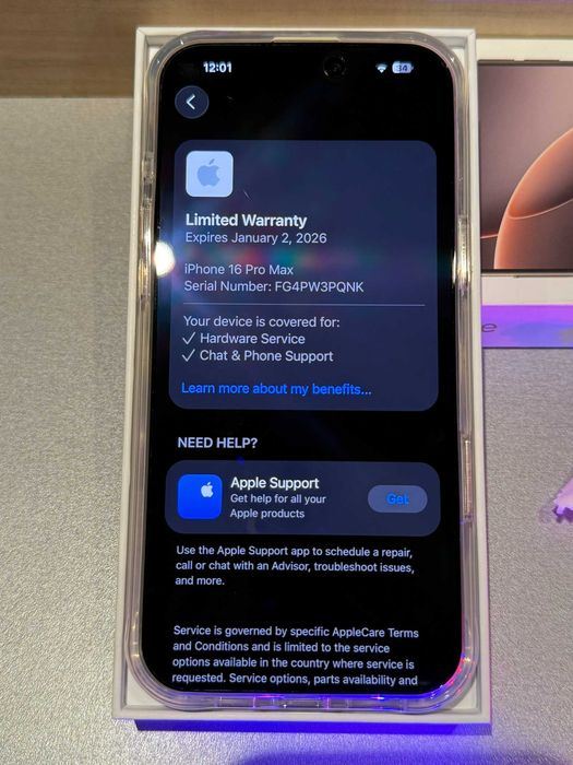 iPhone 16 Pro Max - Desert Titanium, 256GB, 100% Батерия + Гаранция