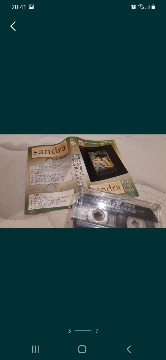 Voltaj Sandra  Fuego Ștefan Hrusca casete audio